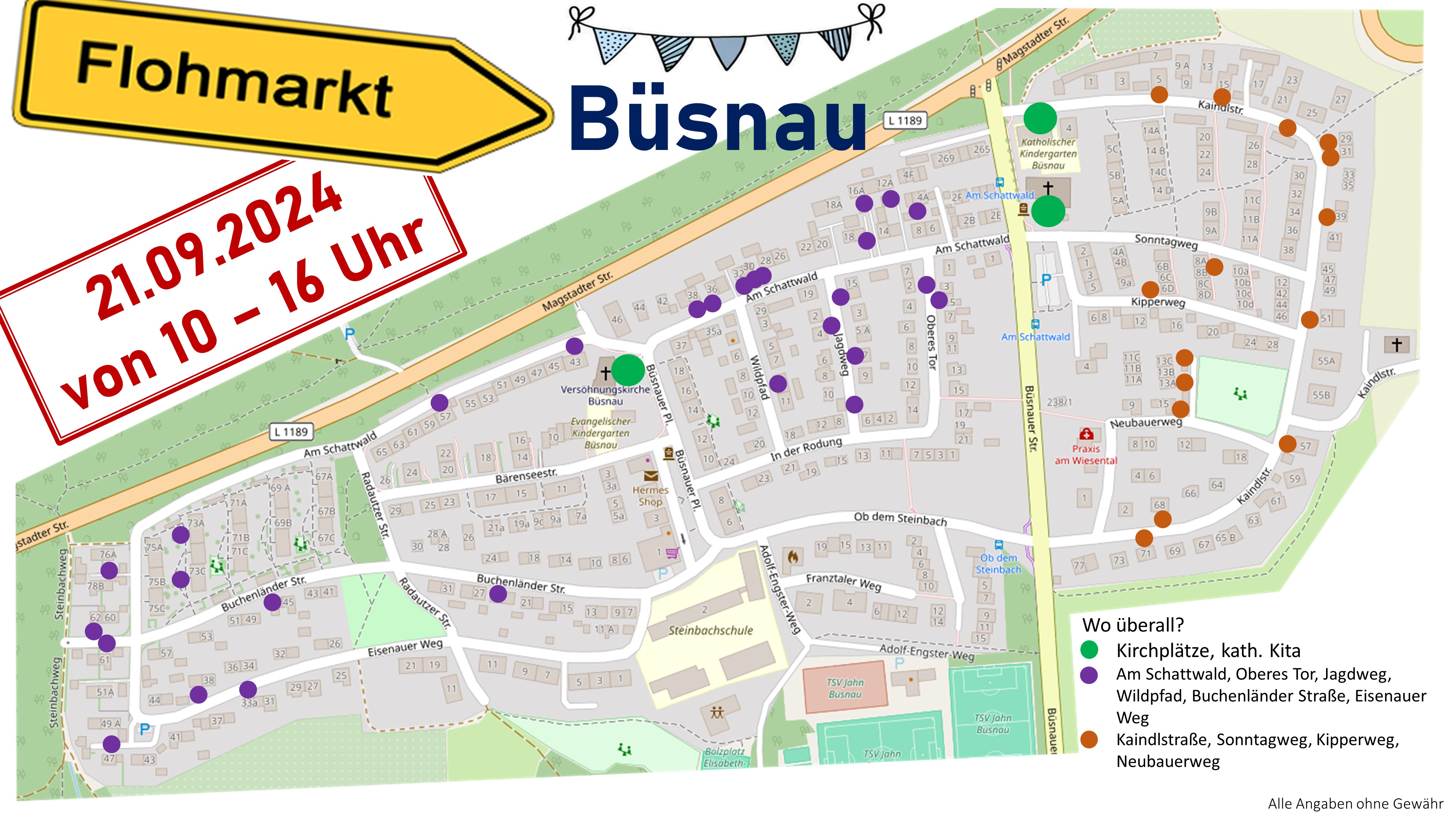 Flohmarkt-Standorte